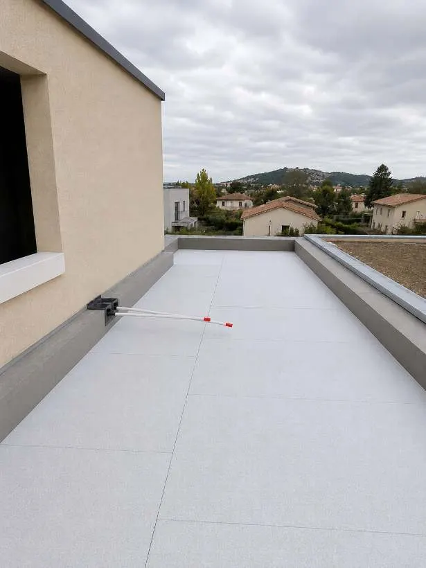 Toit-terrasse accessible, après