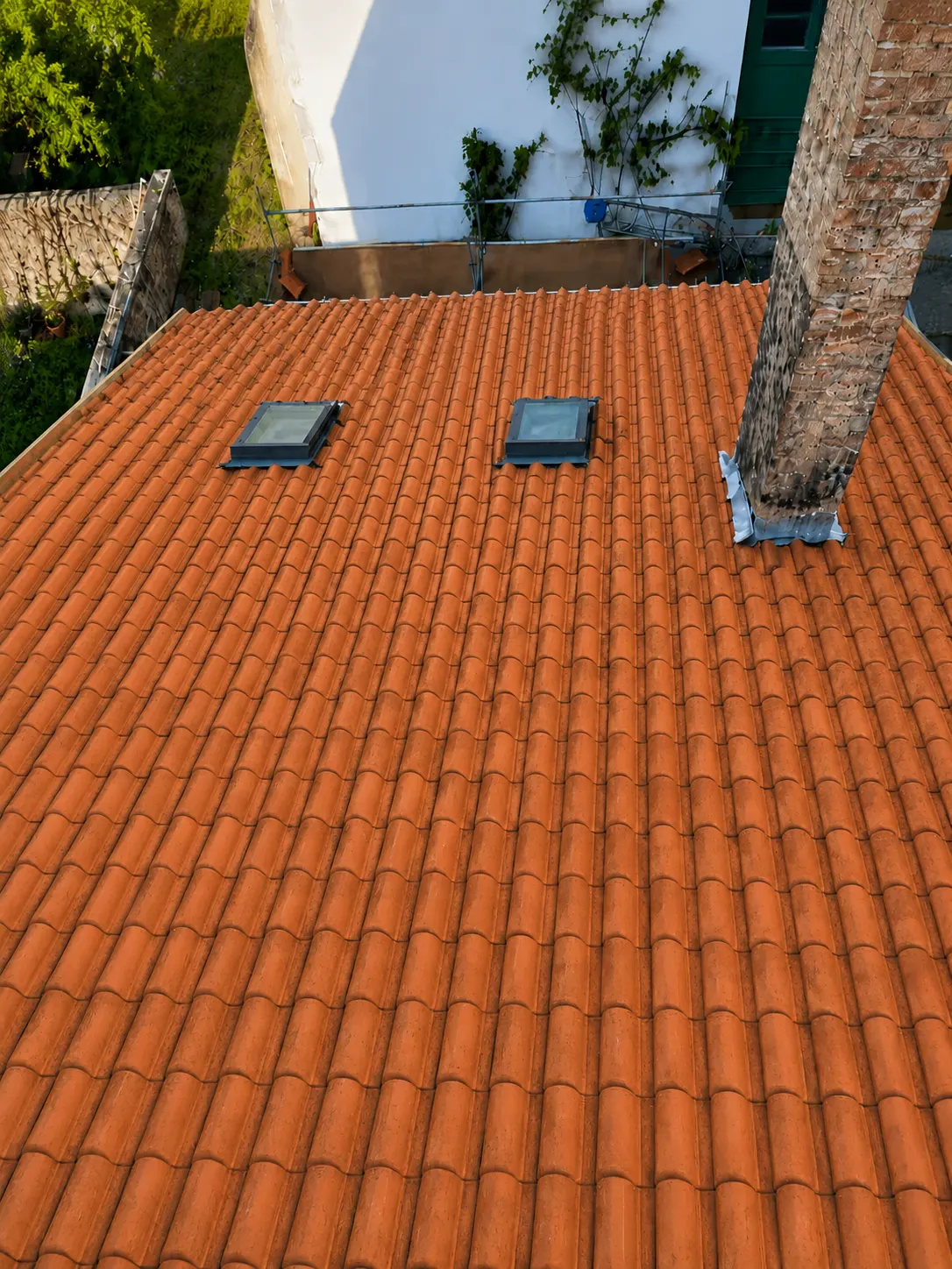 Rénovation d'une toiture, après